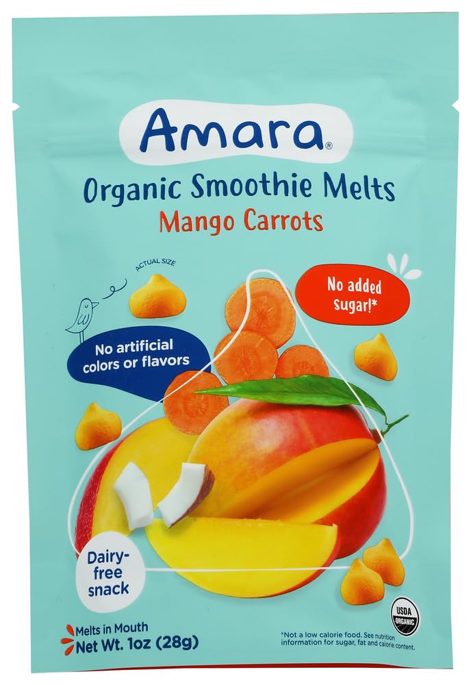 Amara Mango Carrots Organic Smoothie Melts 1 Oz