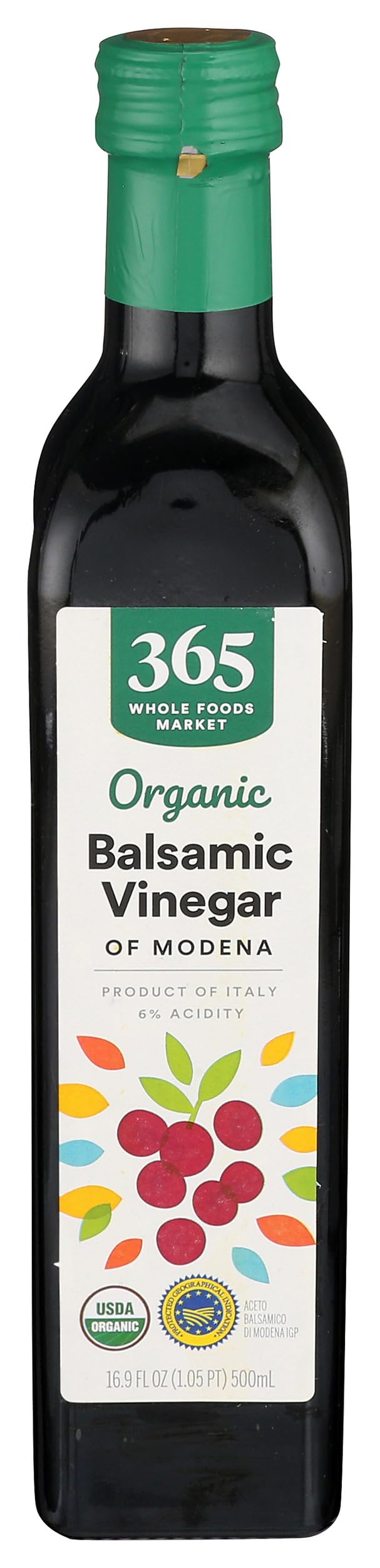 Organic Balsamic Vinegar of Modena, 16.9 Fl Oz