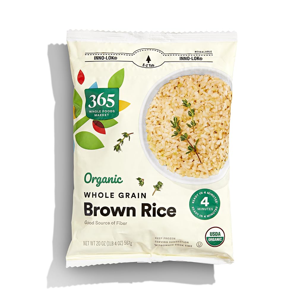Organic Brown Rice Whole Grain, 20 oz, (Frozen)