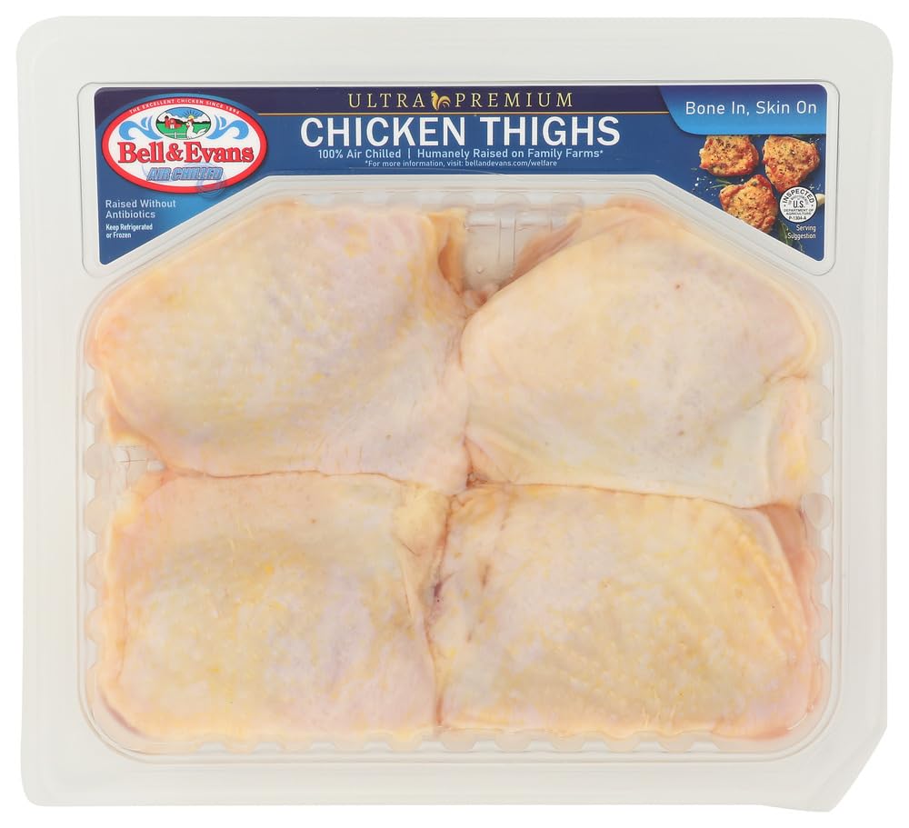 Bell & Evans Bone In Chicken Thighs