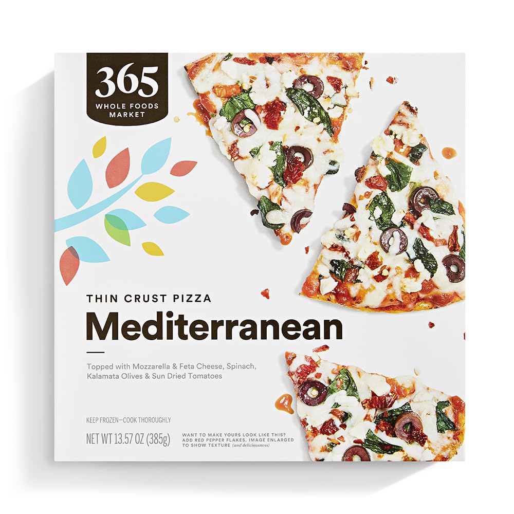 Mediterranean Thin Crust Pizza, 13.57 oz, Frozen