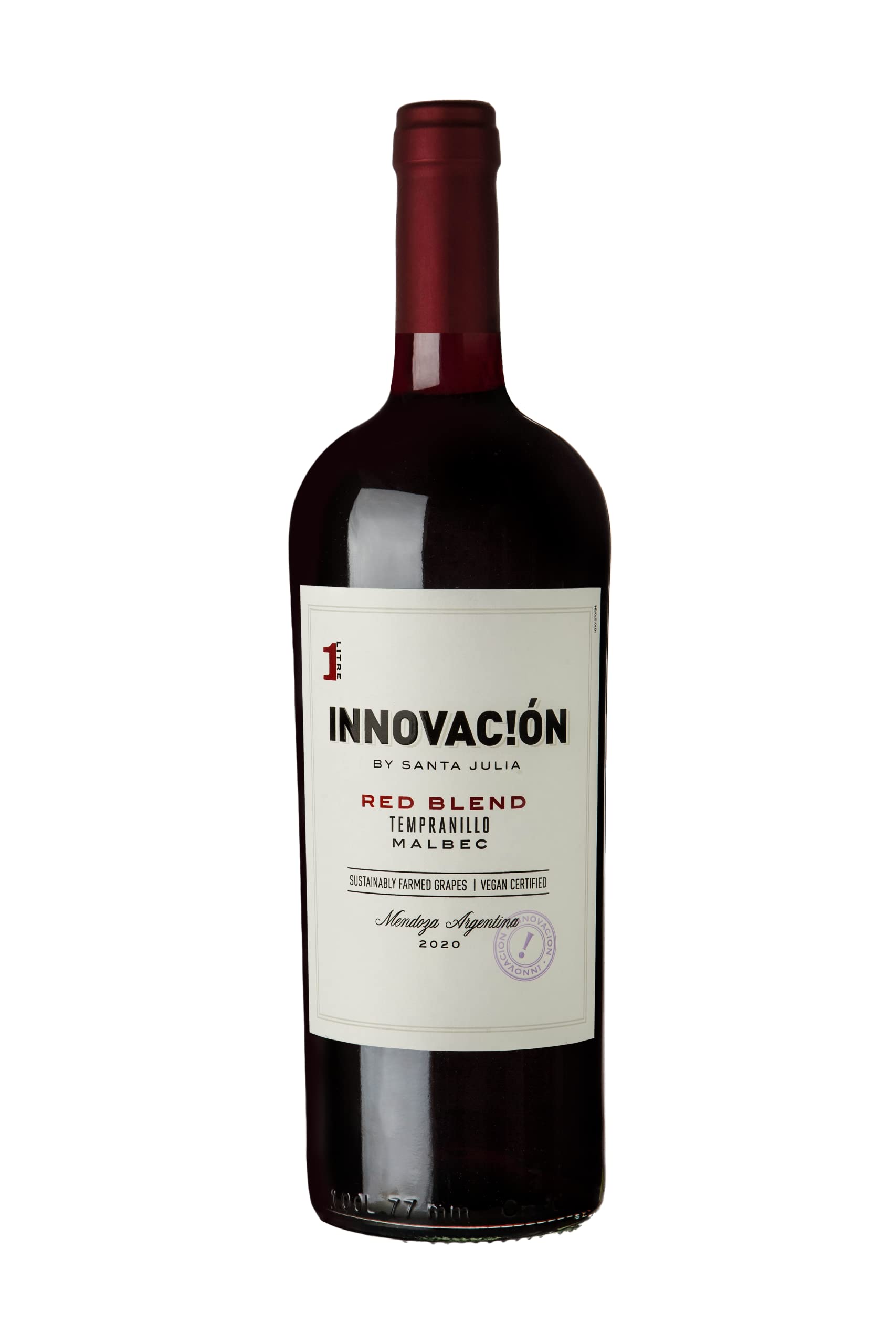 Innovacion Tempranillo Malbec, Red Wine, 1 Liters Bottle