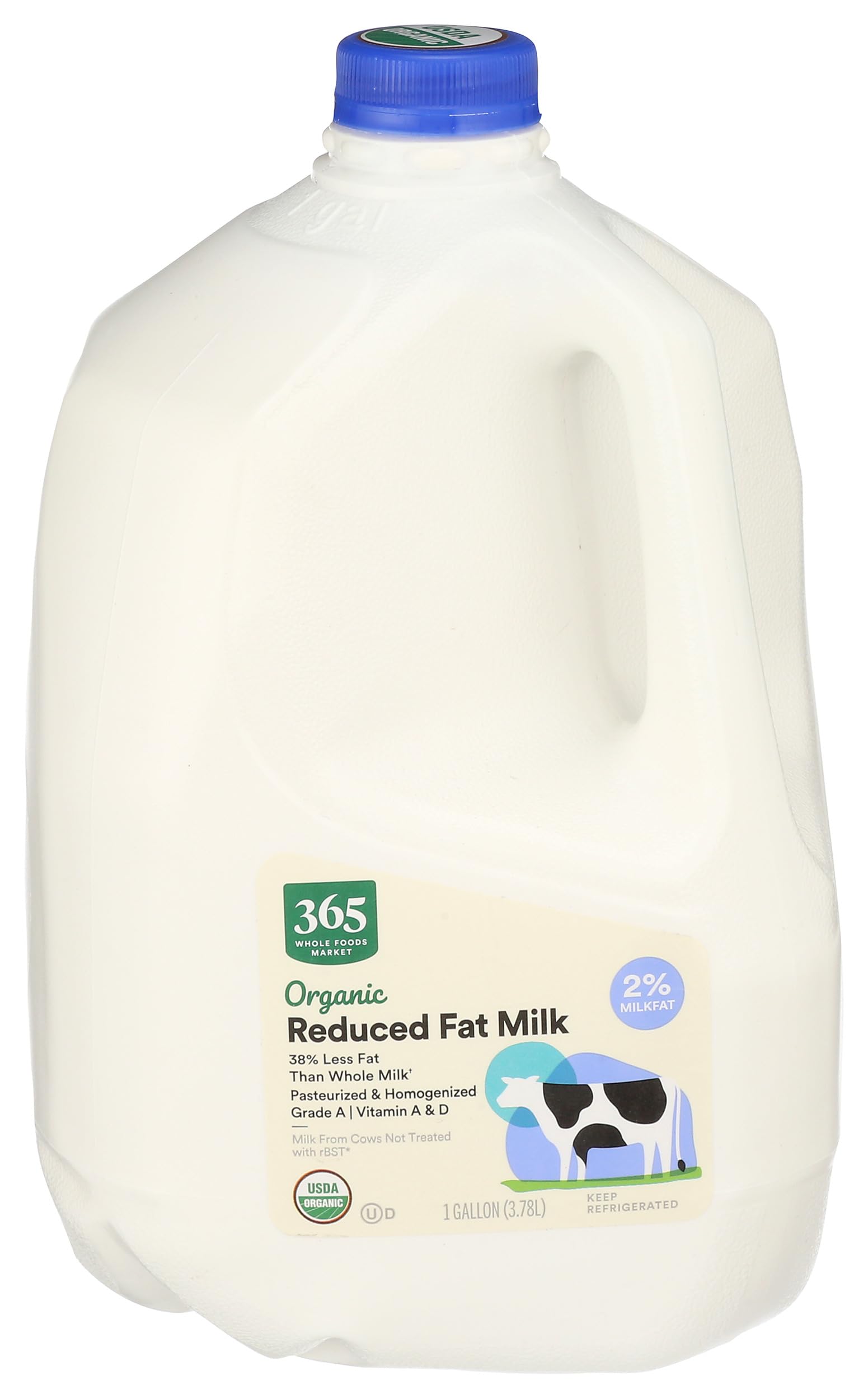 365 by Whole Foods Market Organic 2% Fat Milk, 128 oz