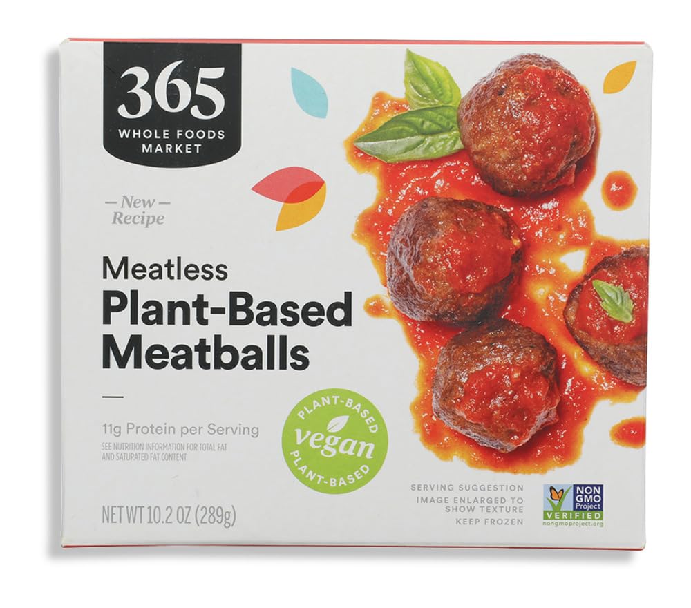 365 by Whole Foods Market Meatless Meatballs, 10.2 OZ