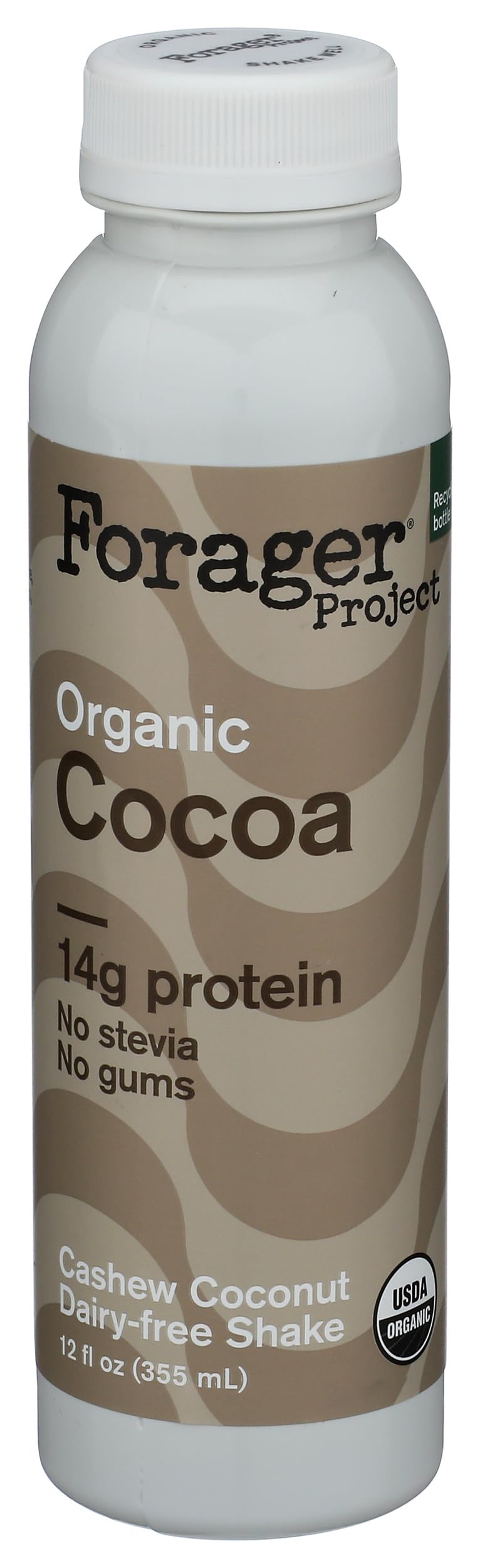 Forager Project Protein Plant Shake Nuts & Cocoa, 12 oz, Navy