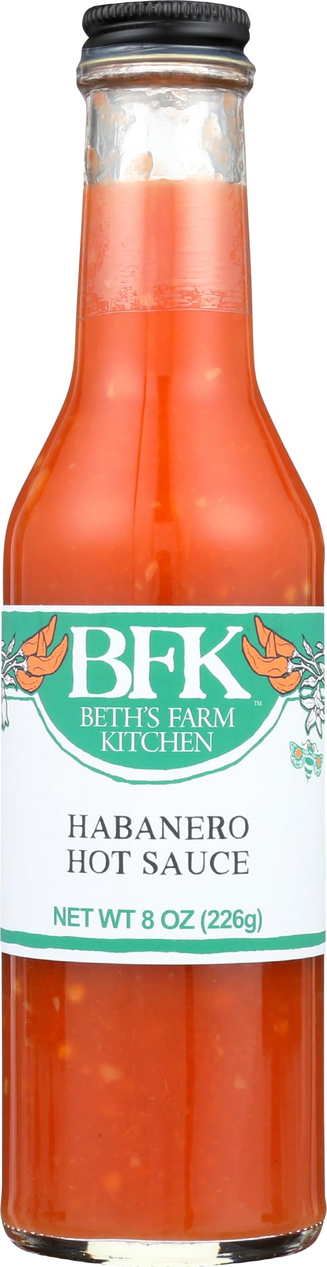 Beths Farm Kitchen Habanero Hot Sauce, 8 OZ