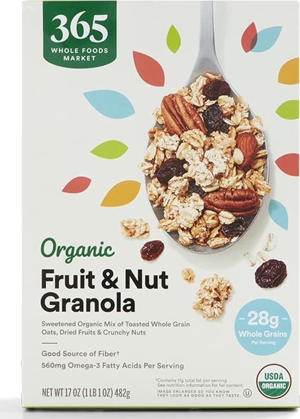 Organic Granola Fruit And Nut, 17 Ounce