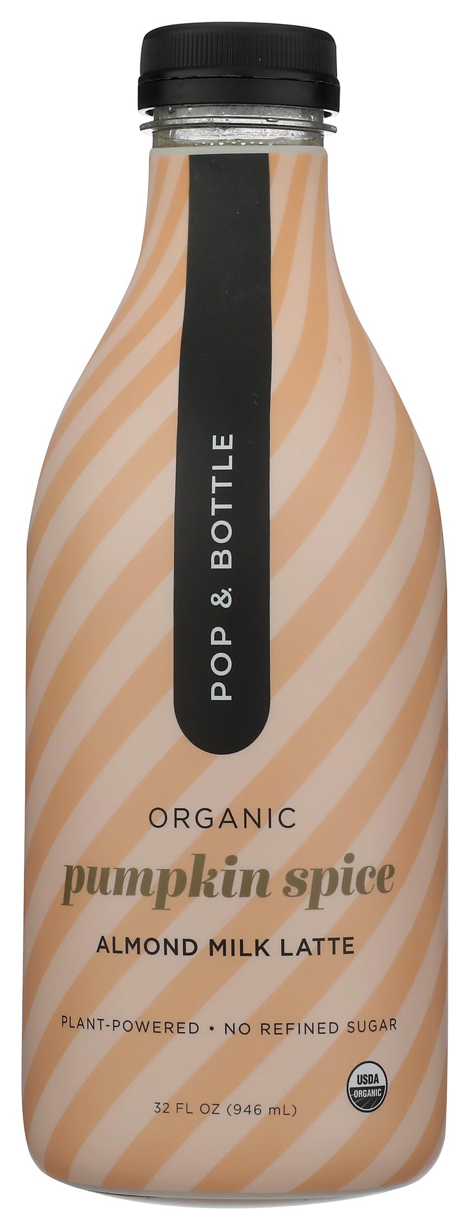 Pop and Bottle Organic Pumpkin Spice Almond Milk Latte, 32 FZ