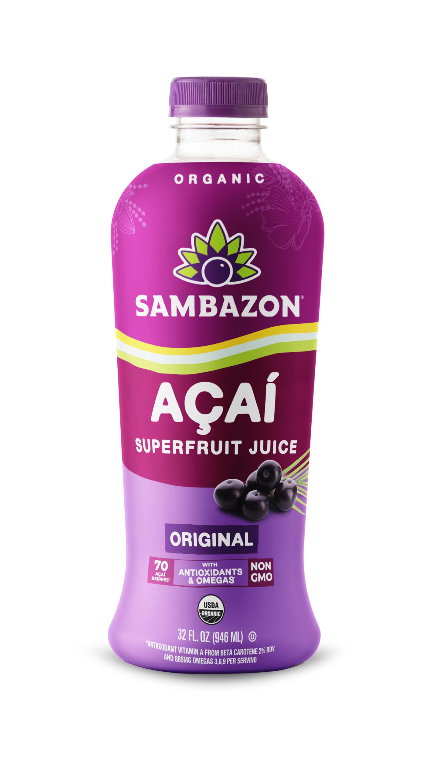 Beverage Acai Berry Organic, 32 Fl Oz