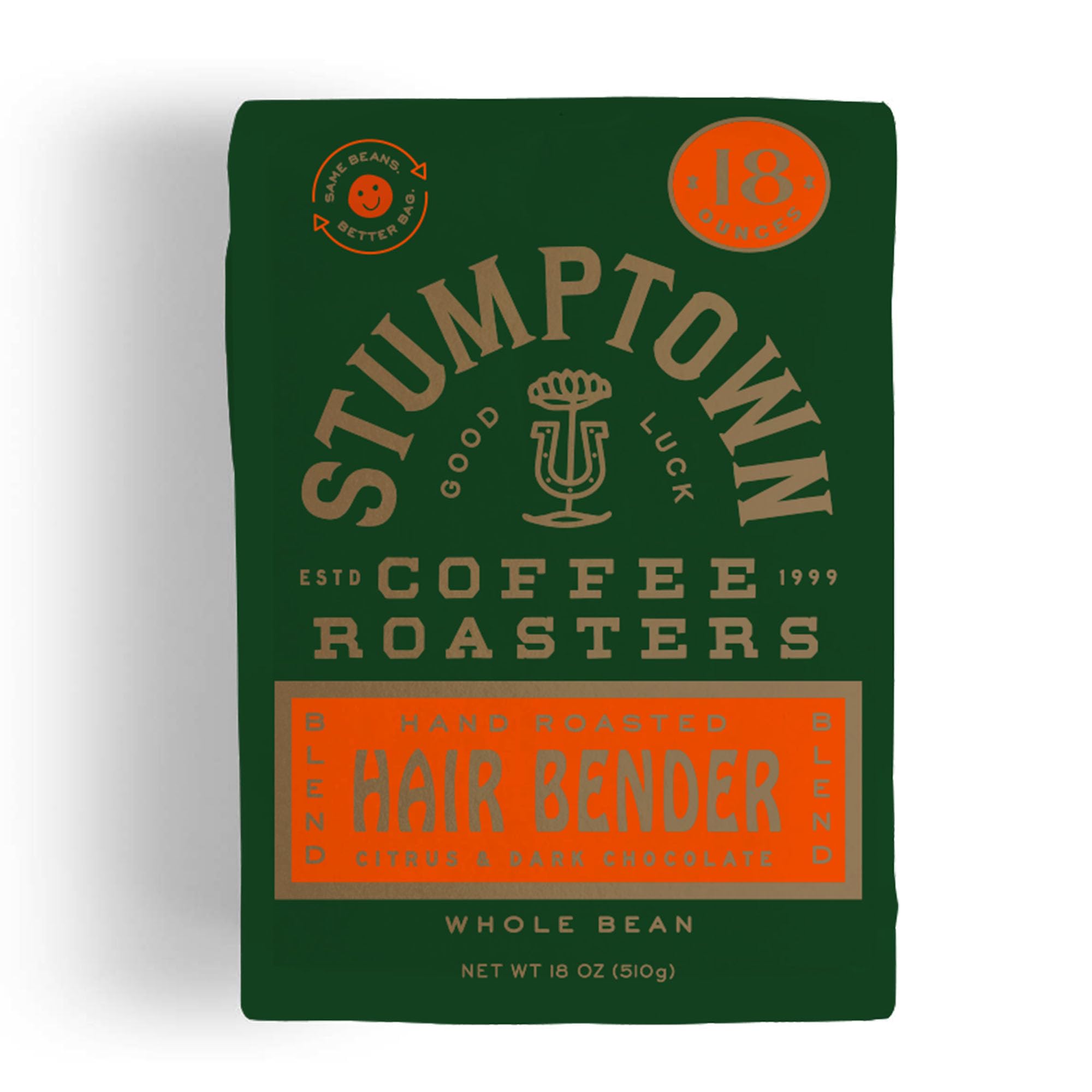 Whole Bean Medium Roast, Hair Bender 18 Oz