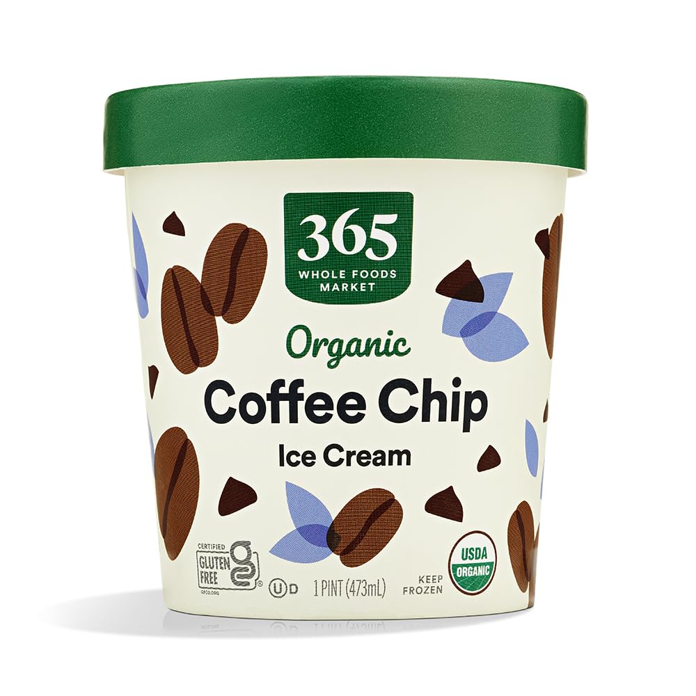 Organic Coffee Chip Ice Cream, 1 pint