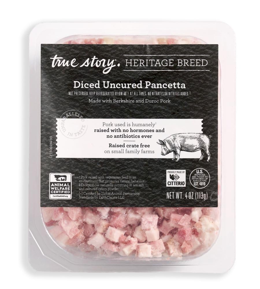 Pork Pancetta Breed Heritage, 4 Ounce