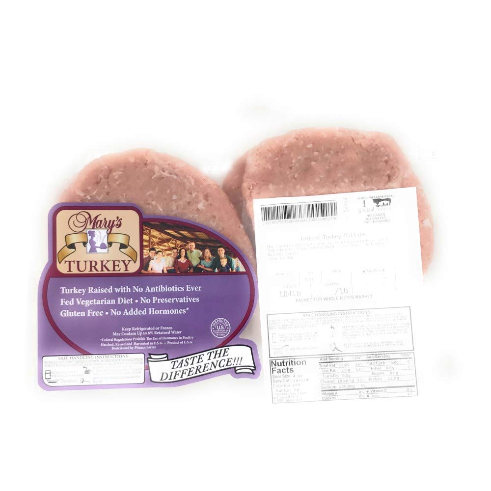 Mary's Turkey Turkey Burgers, 16 OZ