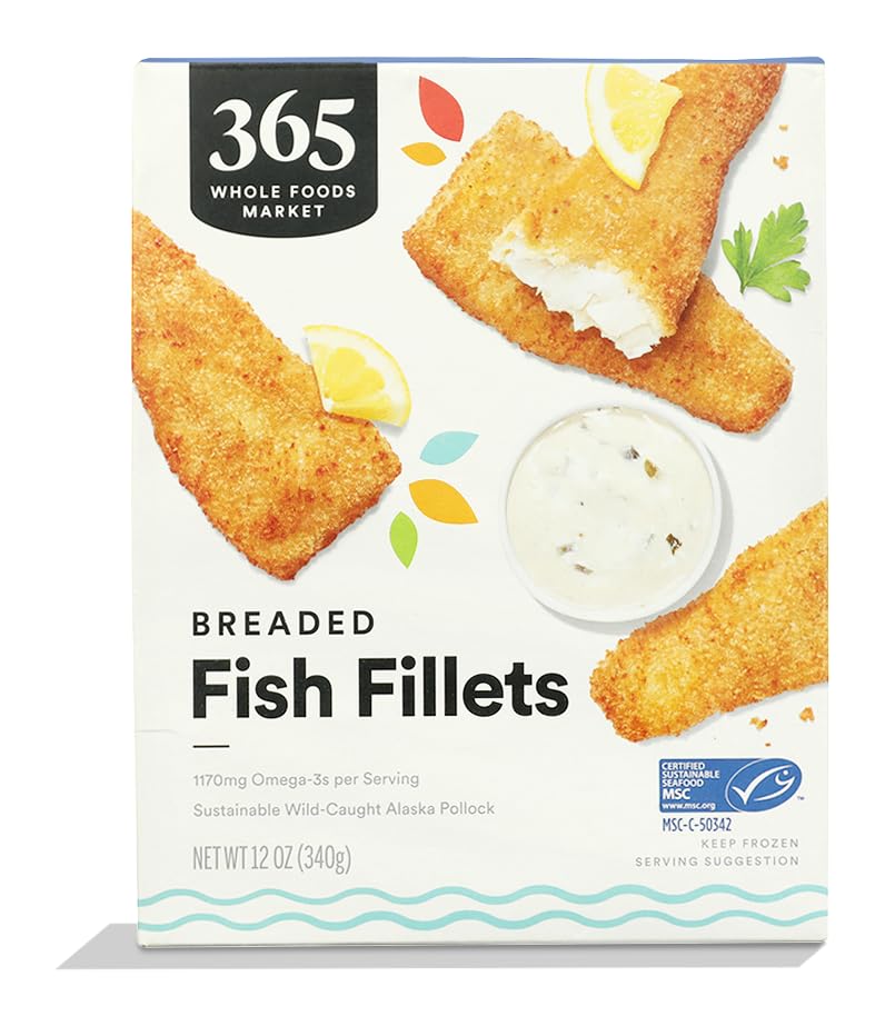 365 by Whole Foods Market Breaded Fish Fillets, 12 OZ