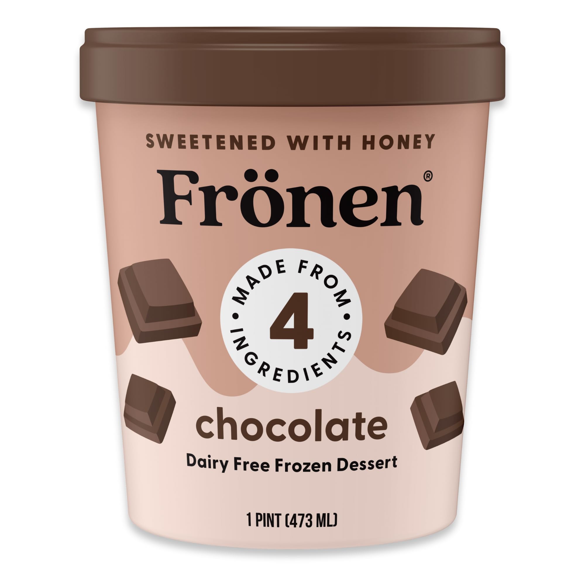 Frozen Dessert Chocolate, 16 Ounce