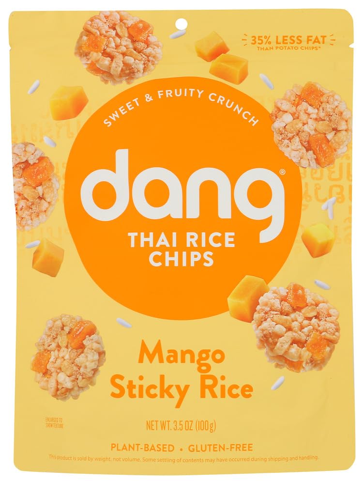 Dang, Chips Rice Thai Mango Sticky, 3.5 Ounce