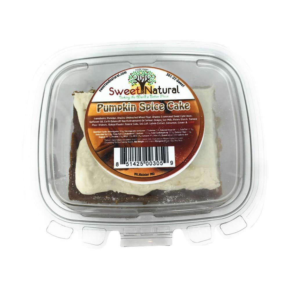 Sweet & Natural Cake Pumpkin Spice Cake, 7 Oz