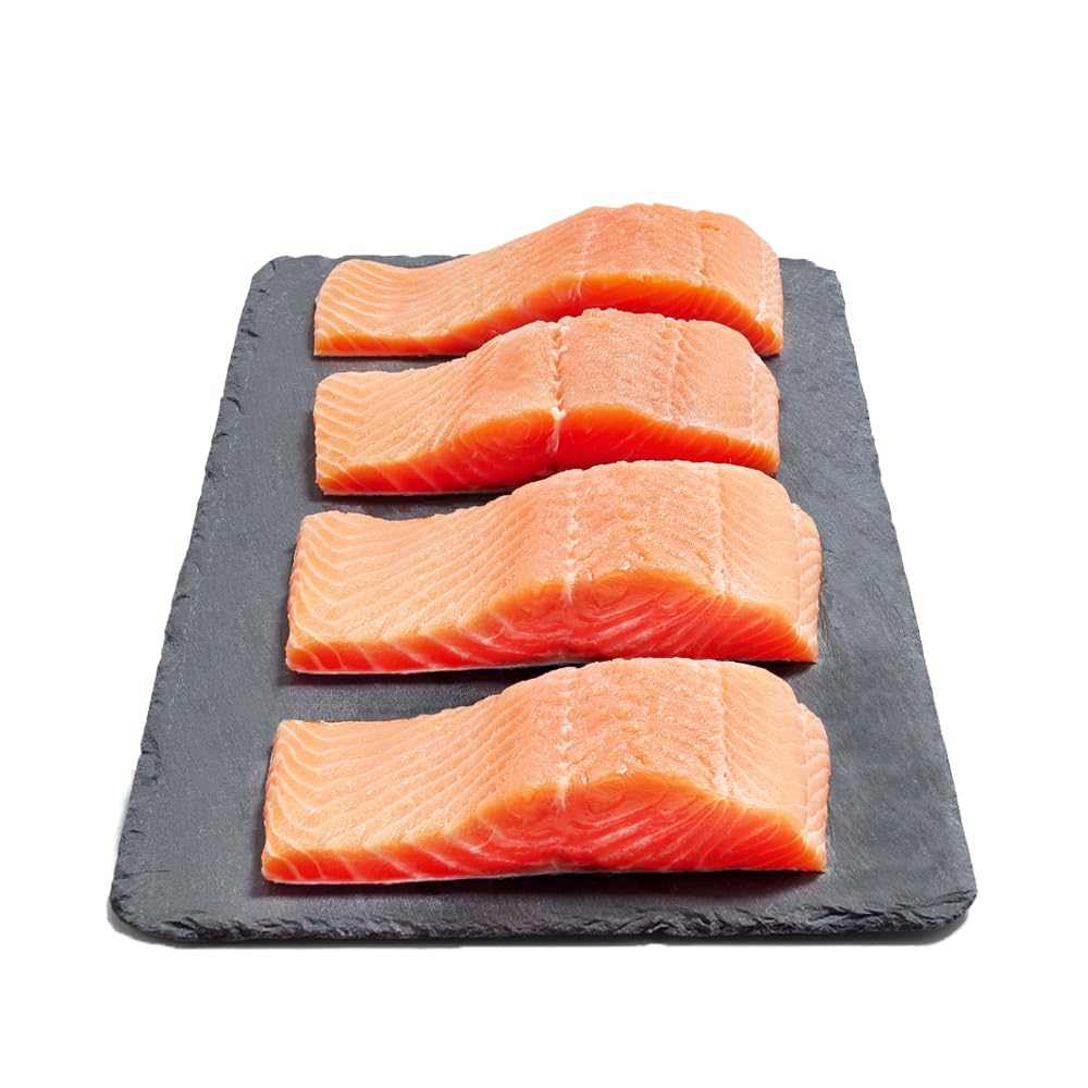 Seafood (Suppliers May Vary) Atlantic Salmon Portions 4 Pack