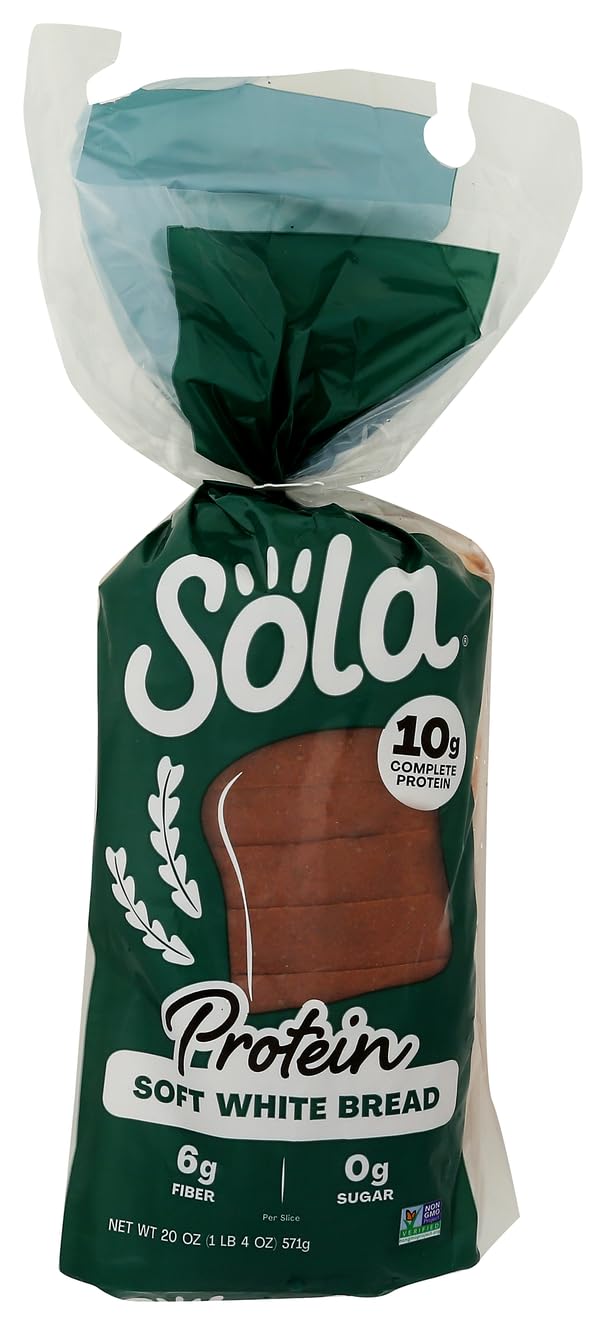The Sola Company Protein White Bread, 20.2 OZ