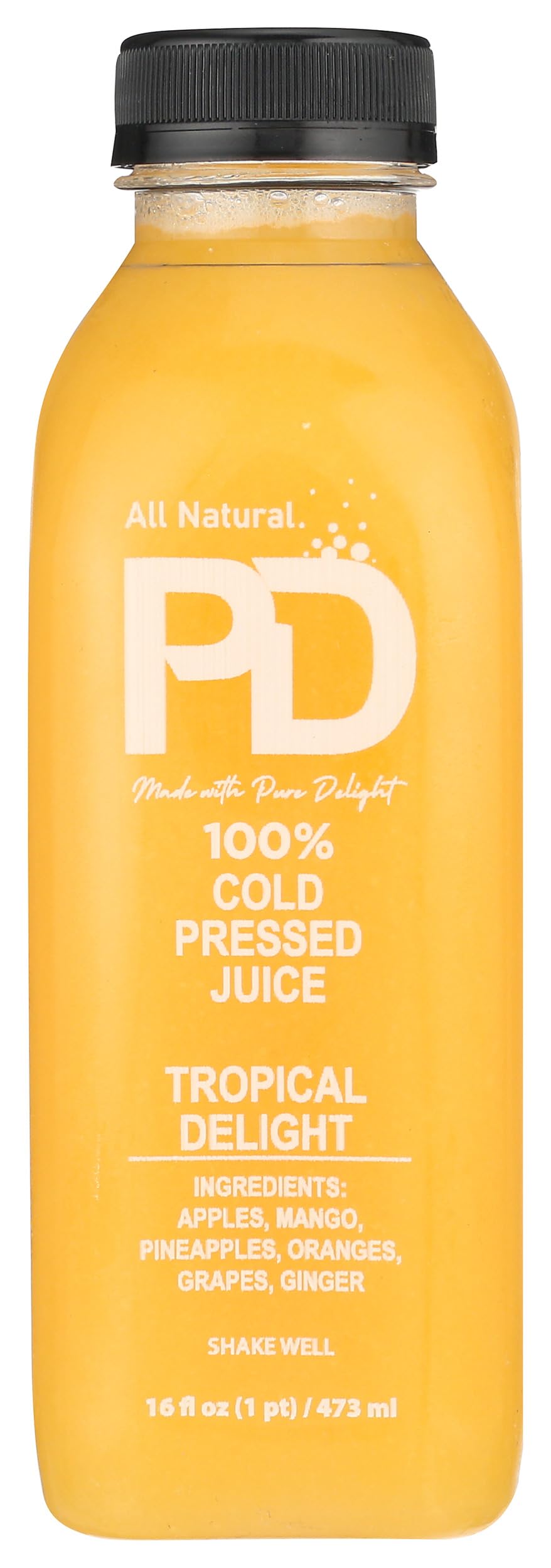 Pure Delights, Juice Tropical Delight, 16 Ounce