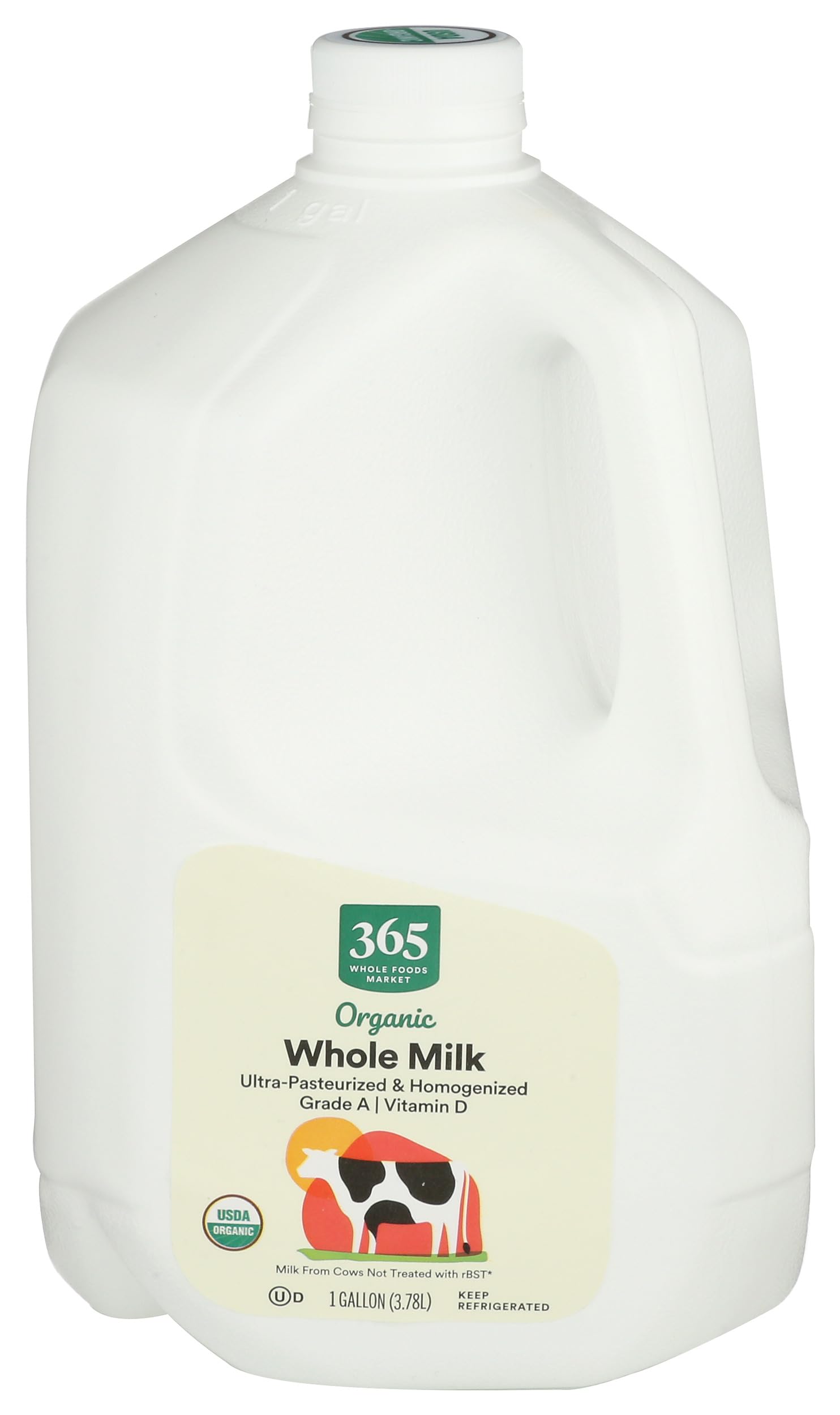 365 by Whole Foods Market Organic Whole Milk, 128 Fl Oz