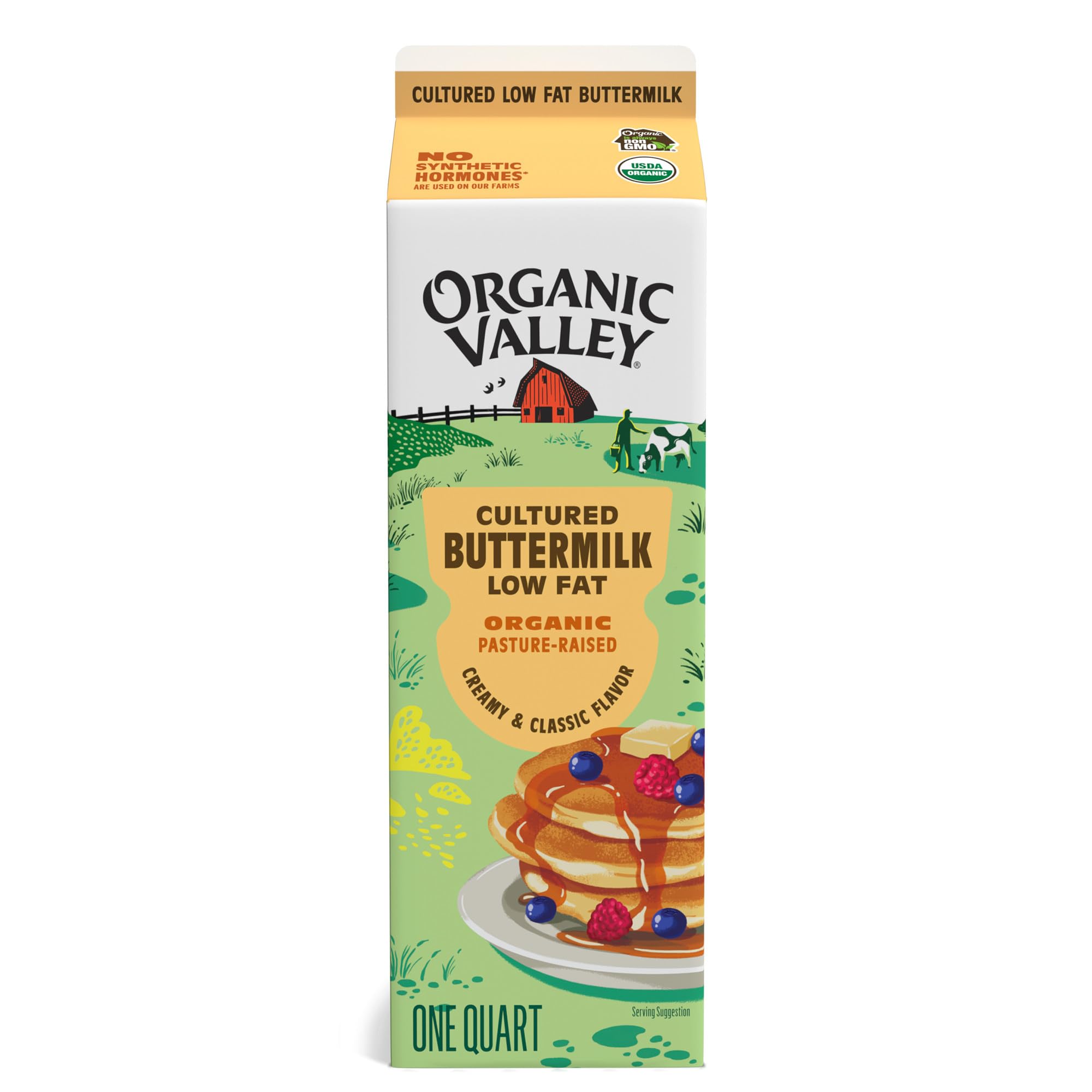 Organic Valley Organic, Cultured Buttermilk 1%, 32 oz
