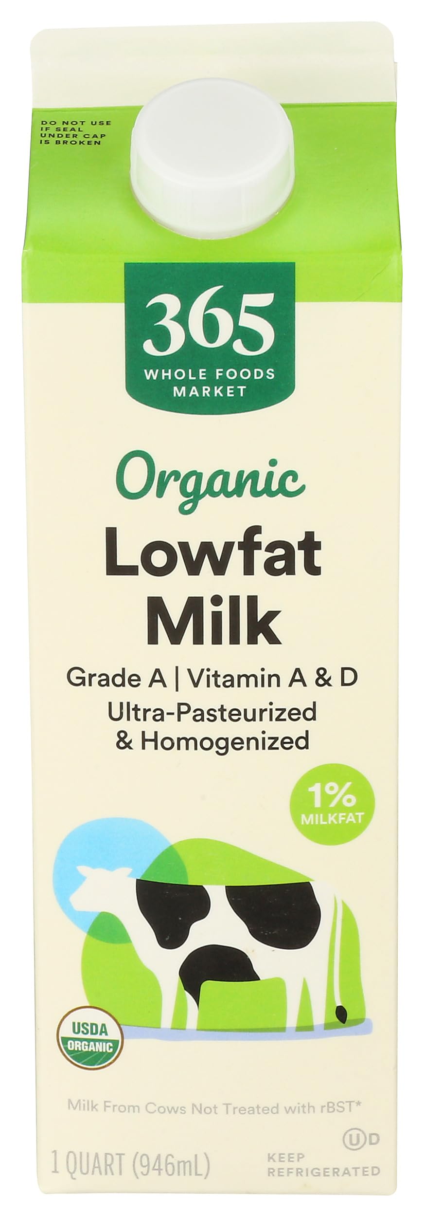 365 By Whole Foods Market, Organic 1% Milk, 32 Fl Oz