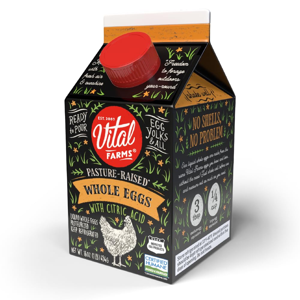 Vital Farms Pasture-Raised Liquid Whole Eggs 16 oz