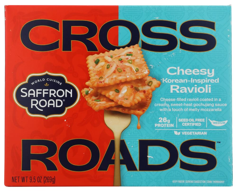 Saffron Road Cheesy Korean Ravioli, 9.5 OZ