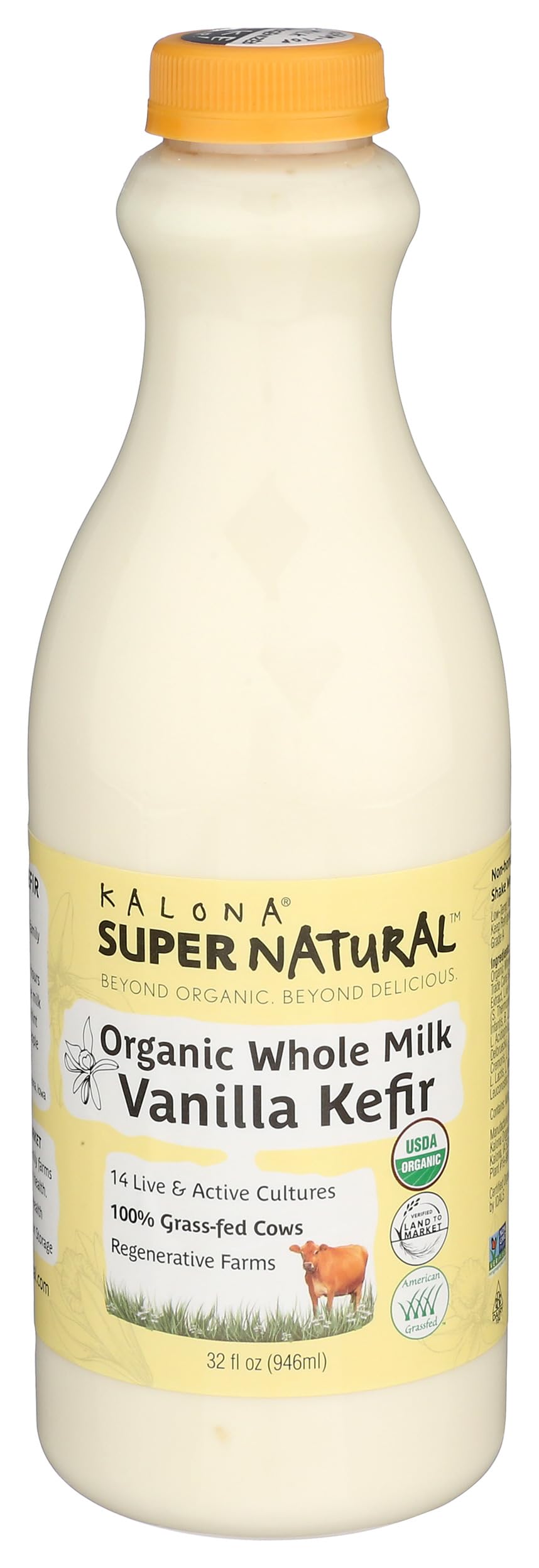 Kalona Supernatural Organic Vanilla Kefir, 32 FZ