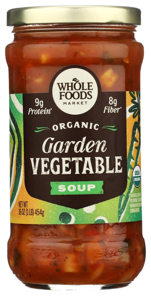 Whole Foods Market Organic Garden Vegetable Soup, 16 OZ
