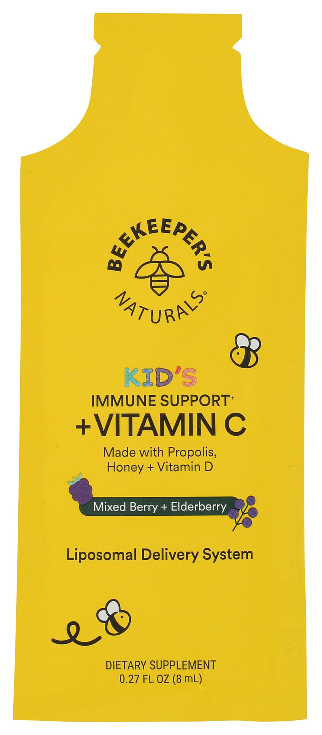 Beekeepers Naturals Kids Propolis + VIT C Liposomal SGL, 0.27 FZ