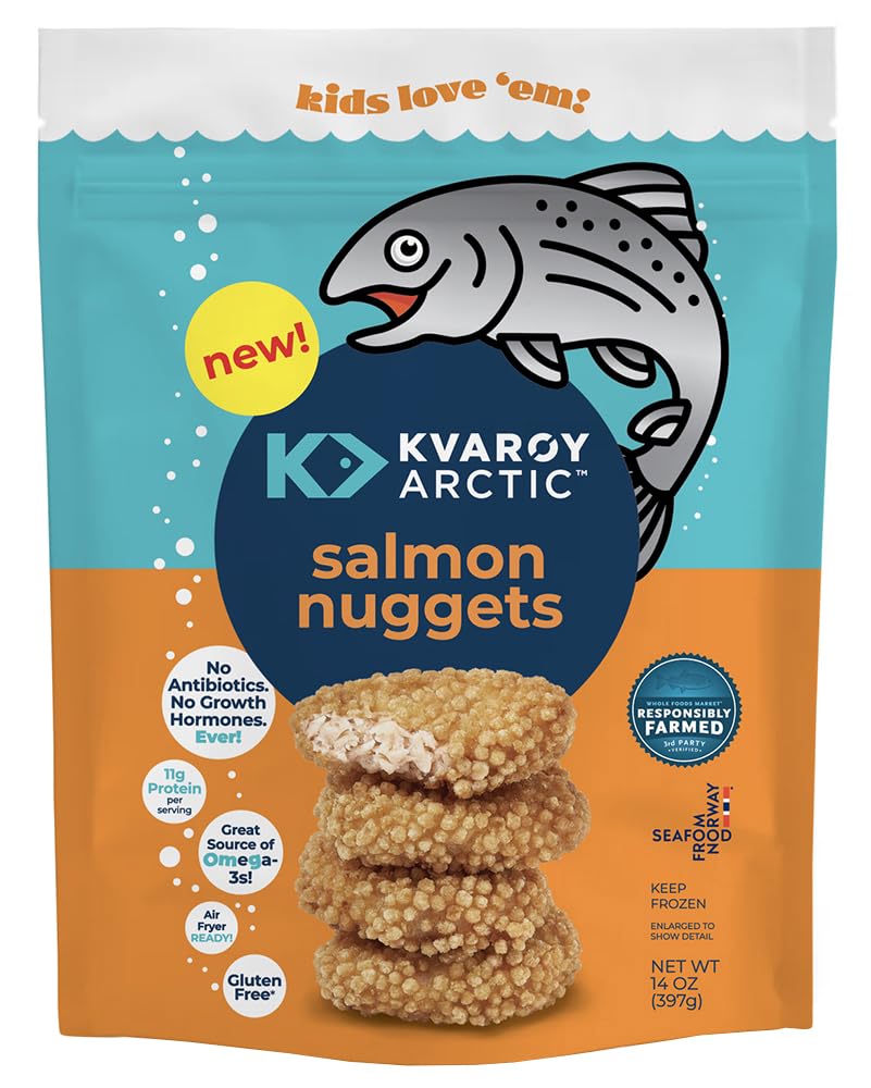 Kvaroy Arctic Atlantic Salmon Nuggets, 14 OZ