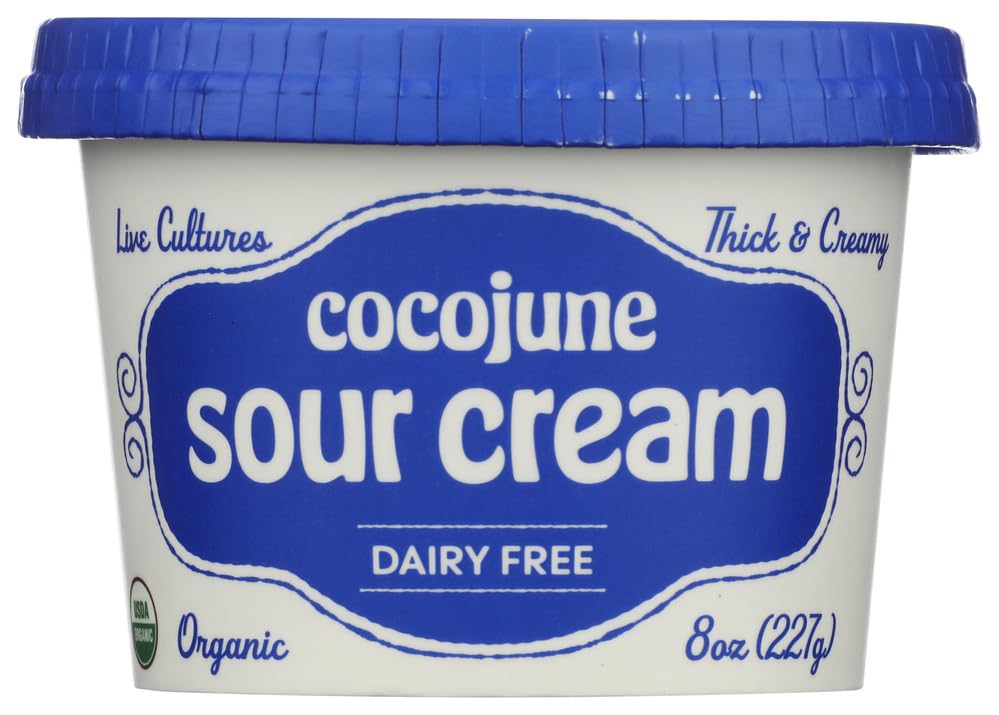 Cocojune Organic Plant Based Sour Cream, 8 OZ