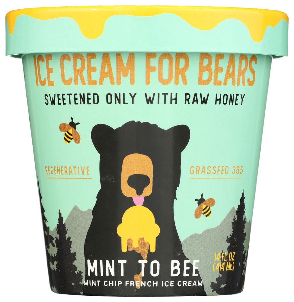 Ice Cream For Bears Frozen Ice Cream Mint To Be, 14 Fl Oz