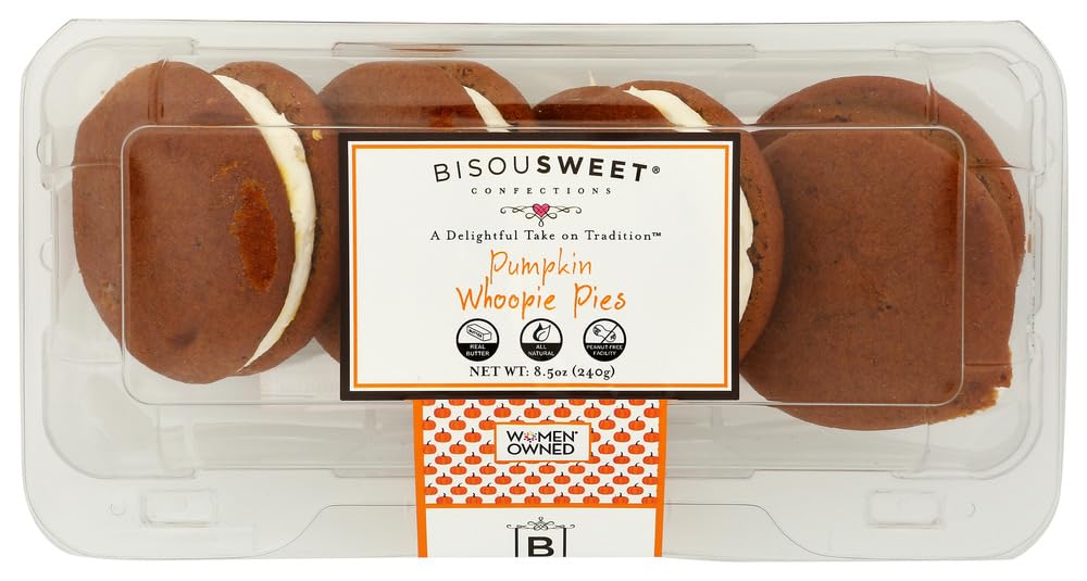 Whoopie Pies Pumpkin 4 Count, 8.5 Ounce