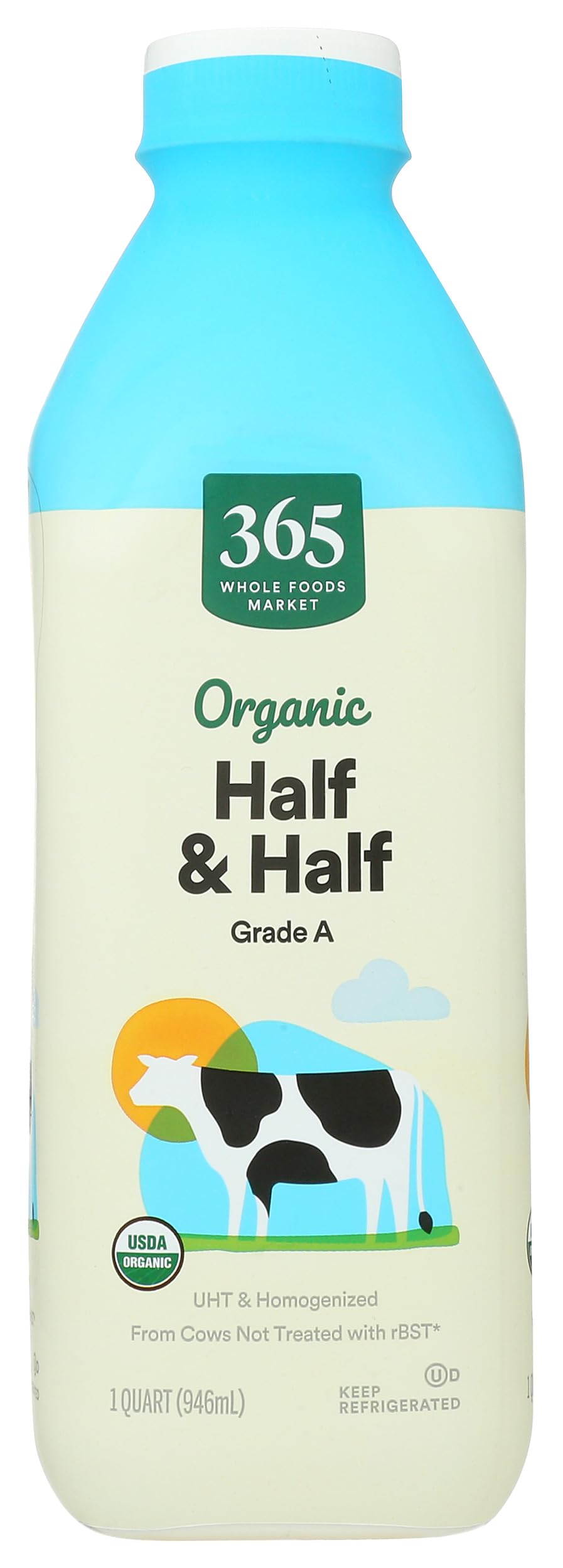365 by Whole Foods Market Organic Half and Half, 1 QT