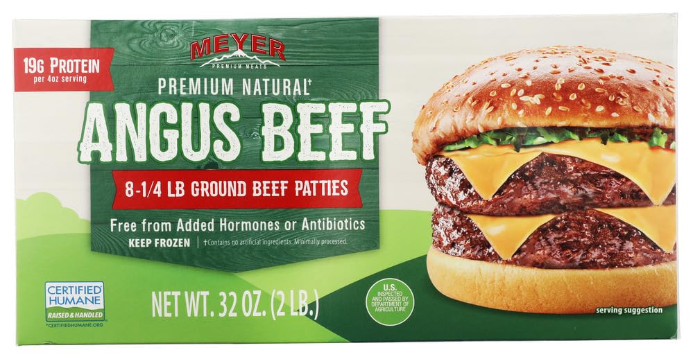 Beef Burger Angus Freeze Step 1, 32 Ounce