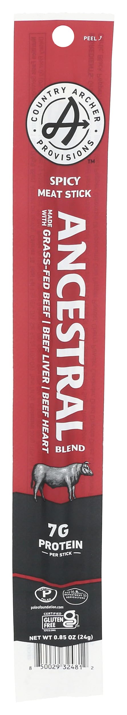 Beef Stick Ancestral Blend Spicy, 0.85 Ounce