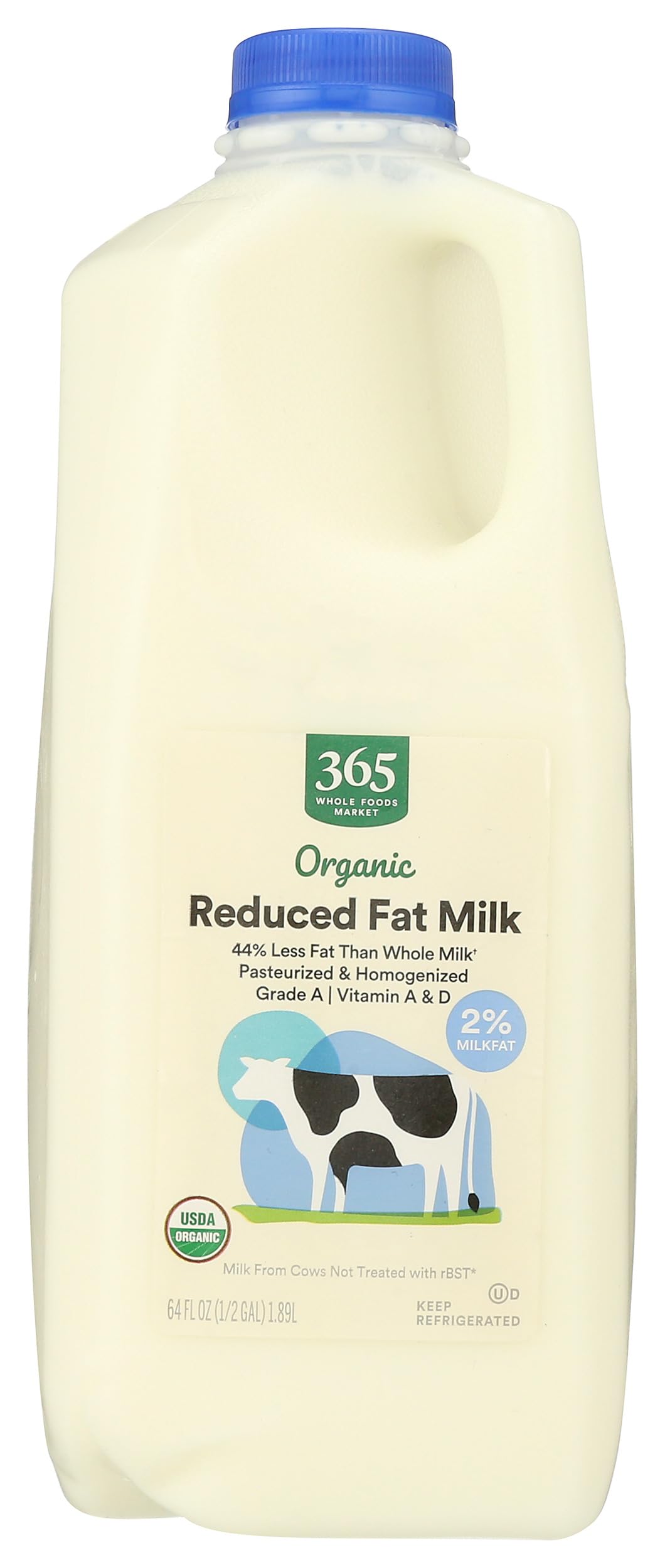 Organic 2% Reduced Fat Milk, 64 Fl Oz