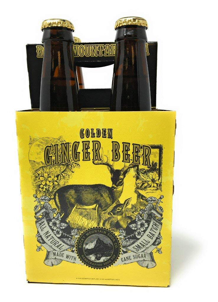 Rocky Mountain Soda Co Ginger Beer, 12 FZ