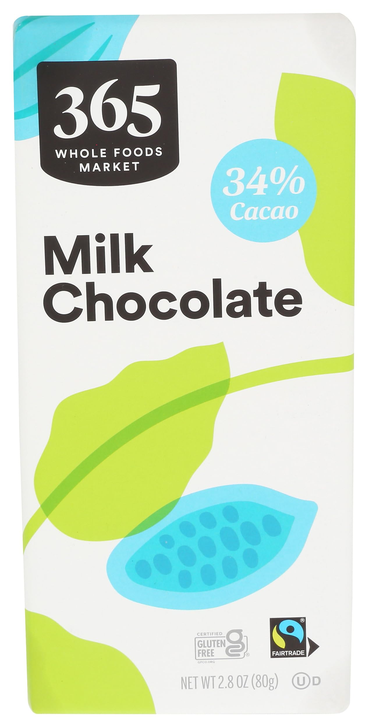 Milk Chocolate Bar, 2.8 Ounce