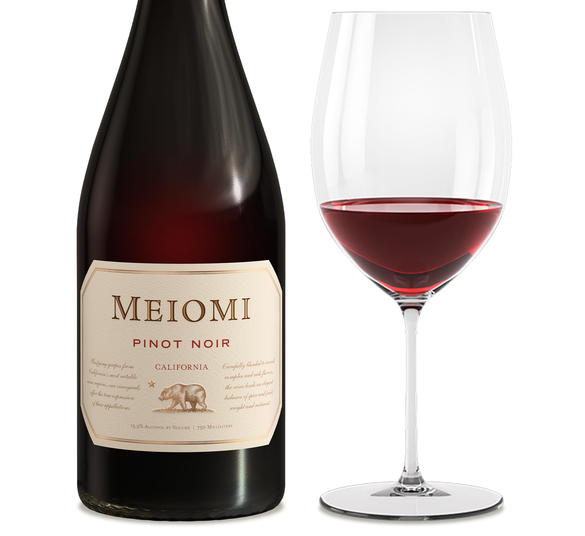 Meiomi® Pinot Noir California Red Wine, 750ml Bottle