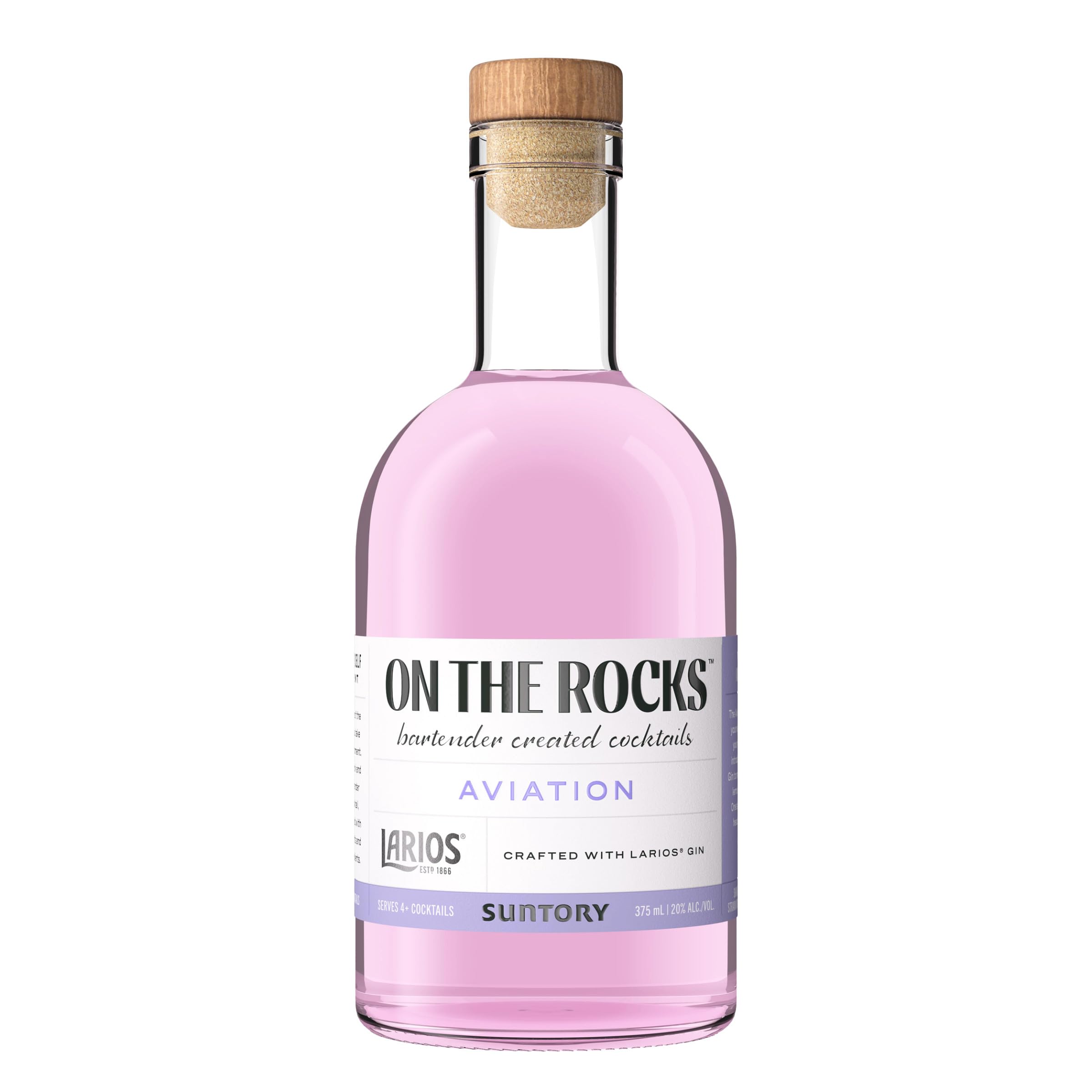 On the Rocks Larios Aviation Cocktail 375ml, 375 ML