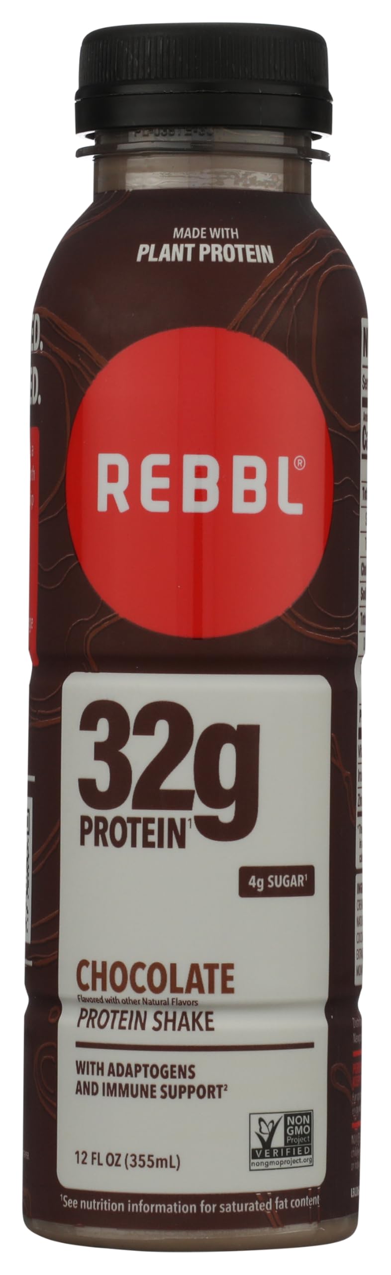 Rebbl Chocolate Protein Shake, 12 FZ