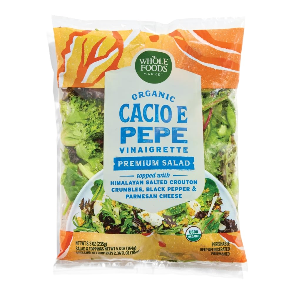 Whole Foods Market Organic Cacio e Pepe Crunch Salad Kit, 8.3 OZ