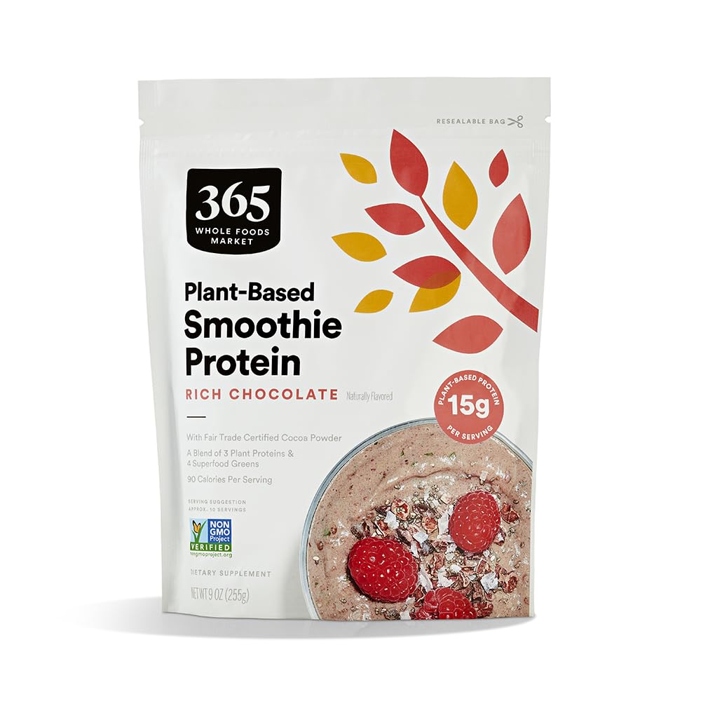 Protein Plantpowder Smoothie Rich Chocolate, 9 Ounce