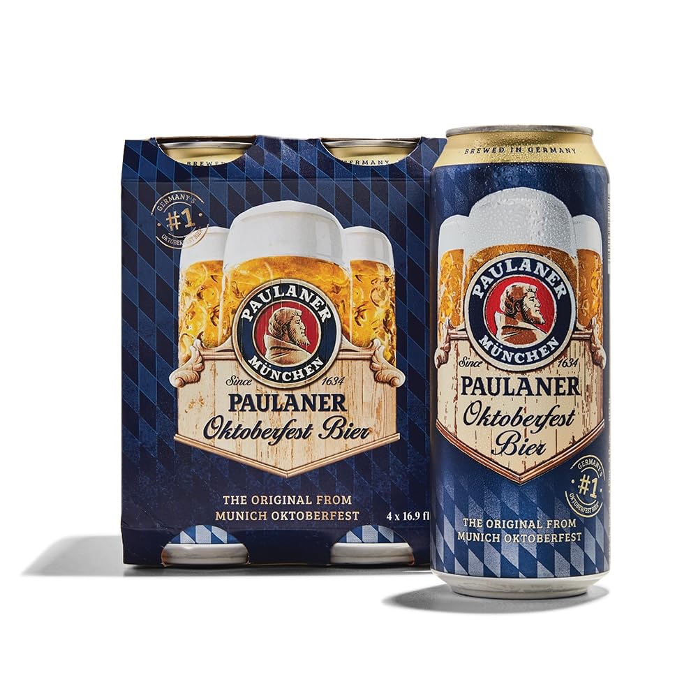 Paulaner, Marzen OKT Bier, 4pk, 16 Fl Oz Cans