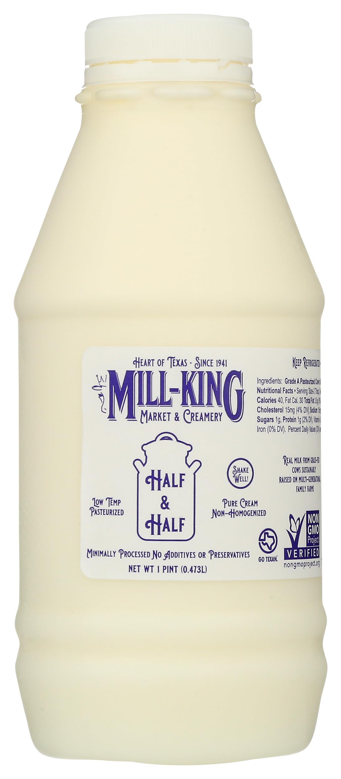 Cream Half and Half Low Temp, 16 Fl Oz
