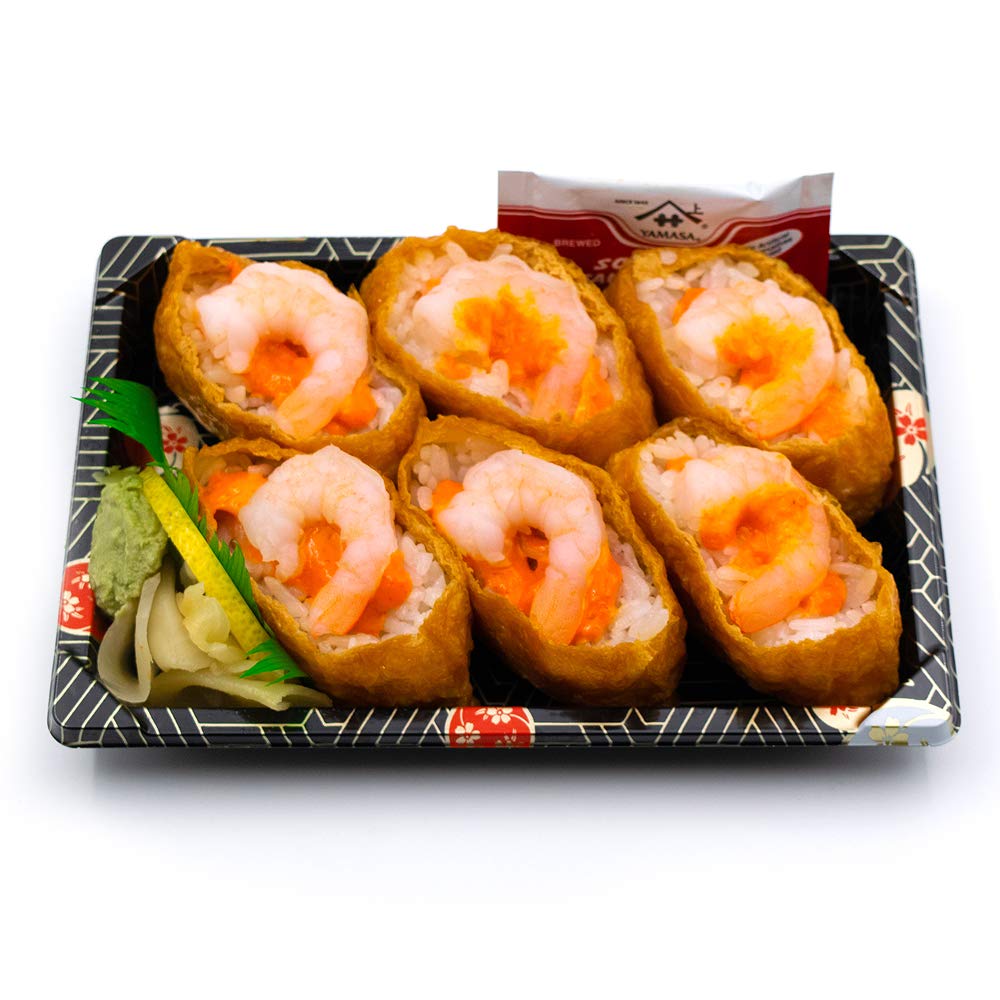 Kikka Inari Spicy Shrimp, 6 Ounce
